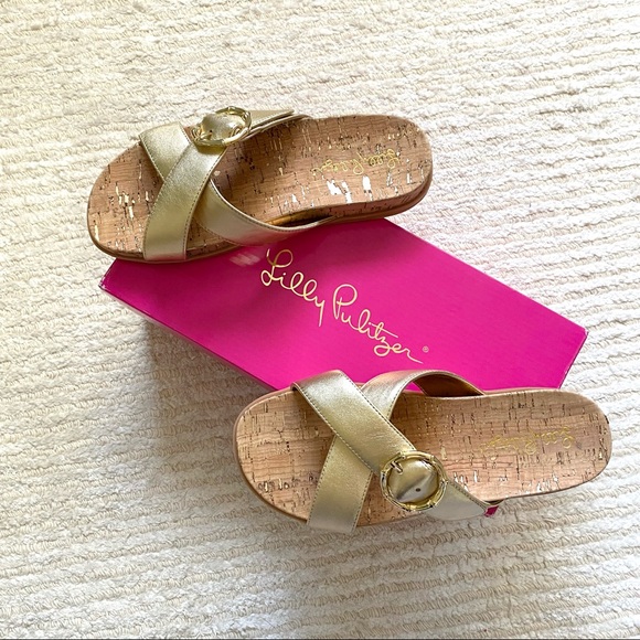 NWT Lilly Pulitzer Bayshore sandal - Picture 3 of 16